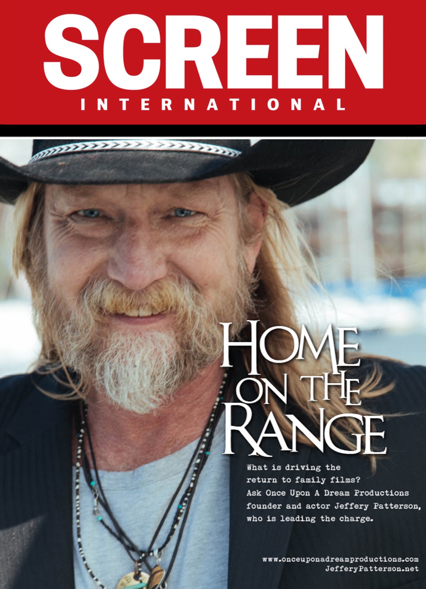 Screen International — magazine cover featuring Jeffery Patterson