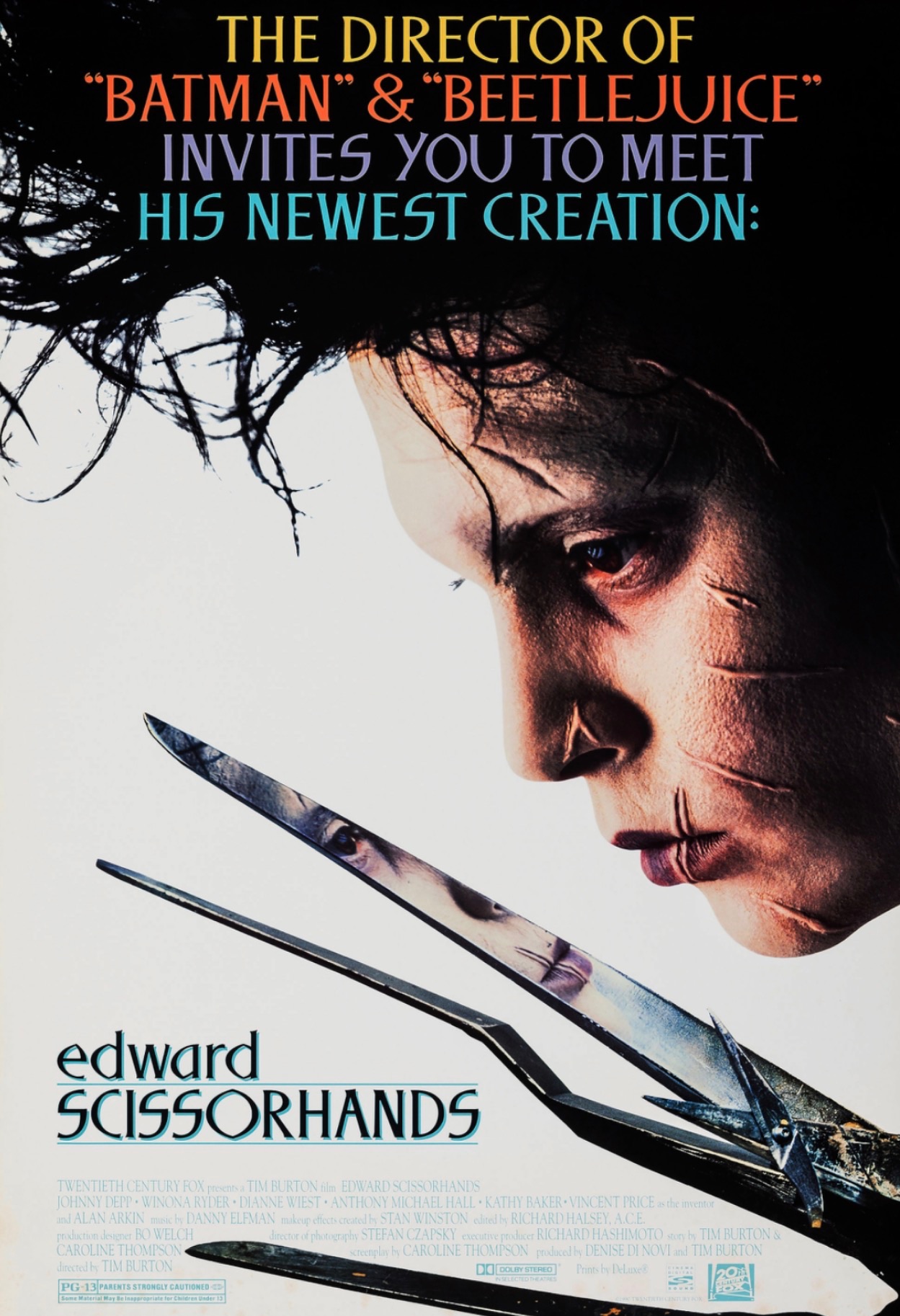 Edward Scissorhands — feature film poster