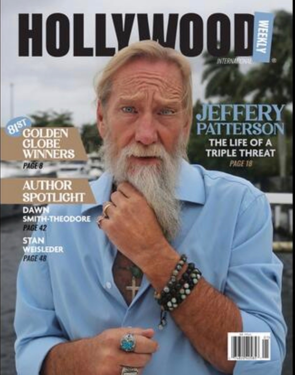 Hollywood Weekly International — magazine cover featuring Jeffery Patterson